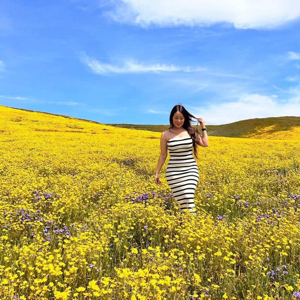 H&M strapless dress Small